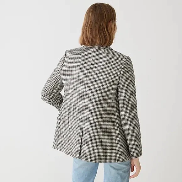 J. Crew Black and White Houndstooth Blazer - Picture 10 of 10